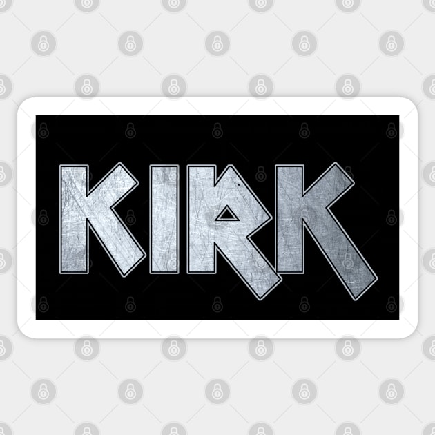 Heavy metal Kirk Sticker by KubikoBakhar